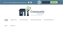 Tablet Screenshot of communitydaycareinc.org